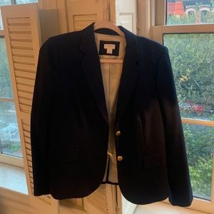 J.Crew Navy blazer with gold buttons
